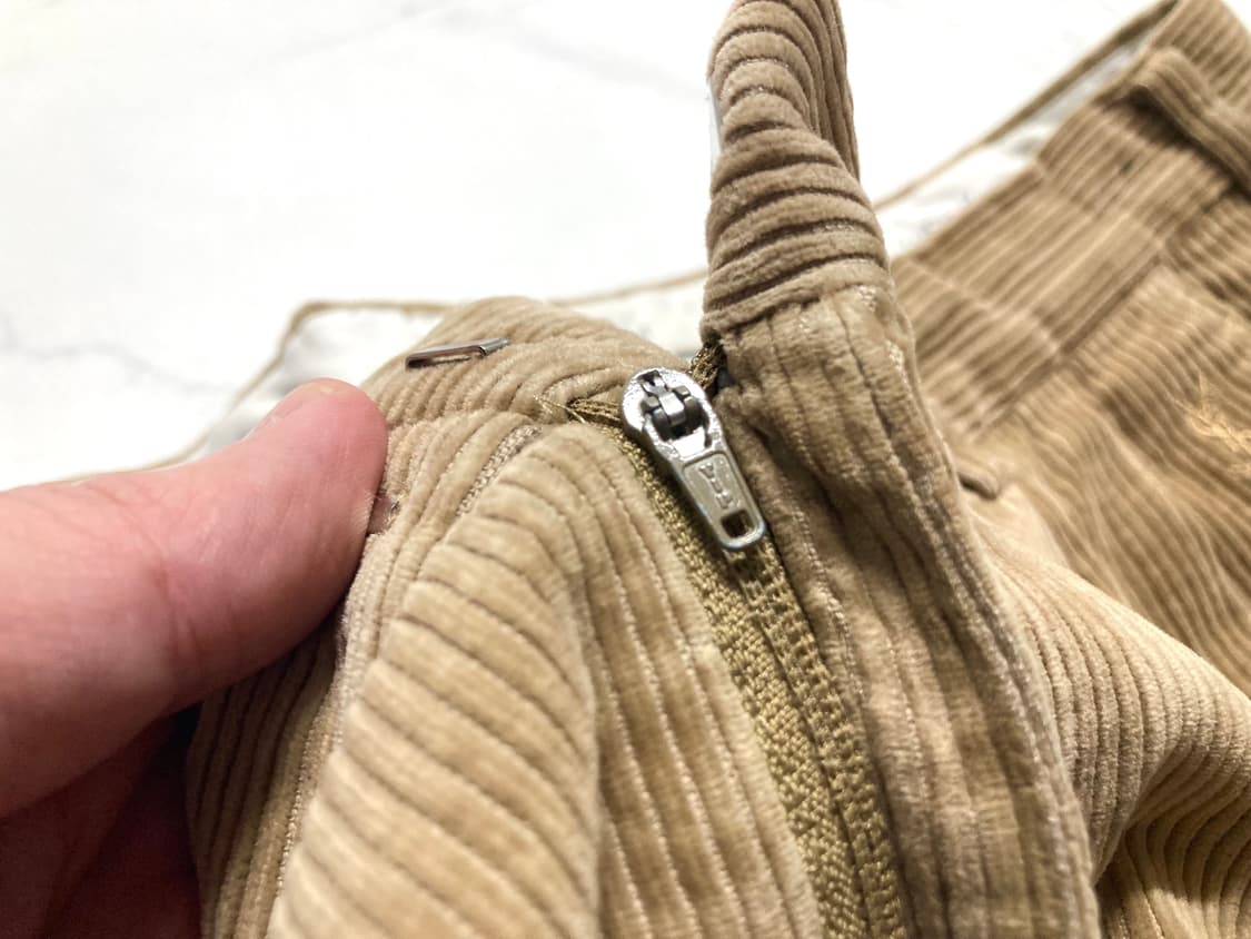 90s 입생로랑 옴므 투턱 코듀로이 팬츠 36-38 상품이미지4