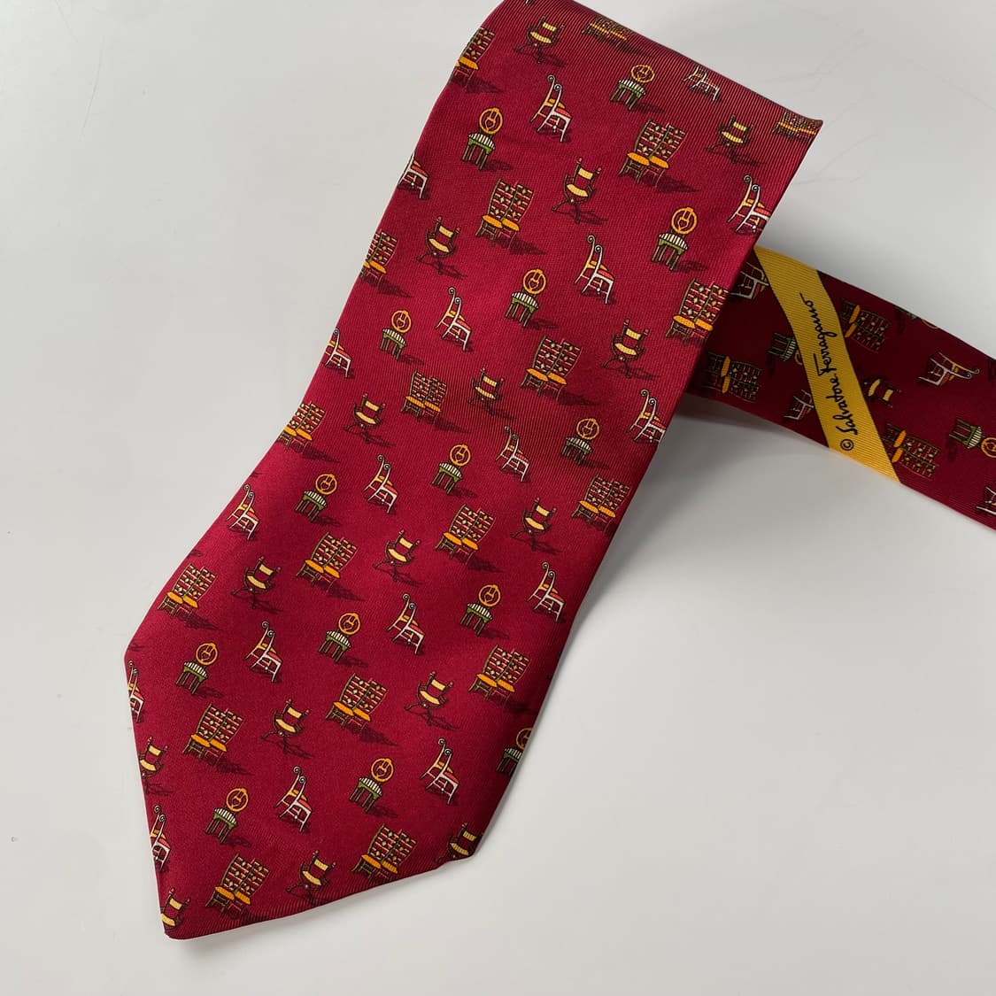 페레가모(Ferragamo) 명품 정품 넥타이 상품이미지5