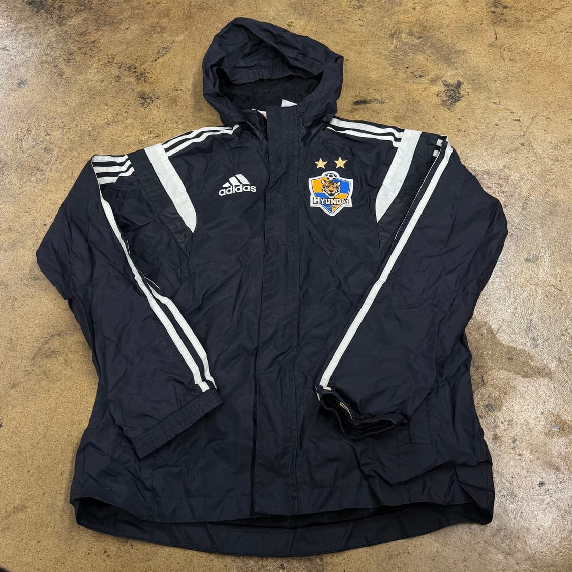 [정품/79] 아디다스 현대 울산 검정색 바람막이 b10 상품이미지2