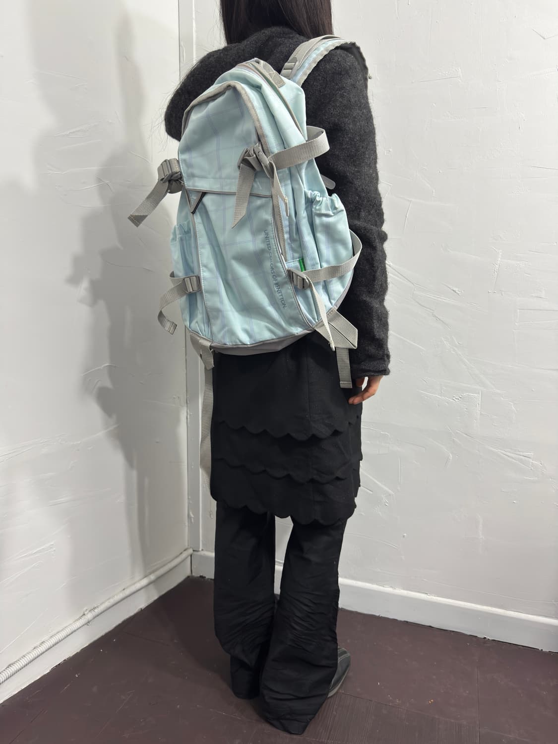 benetton check backpack 상품이미지7