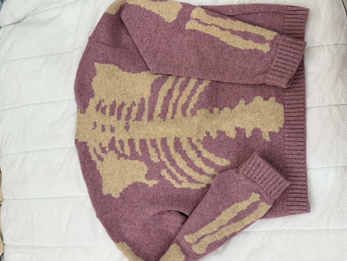 캐피탈 본 가디건 라이트 퍼플 3사이즈 상품이미지3