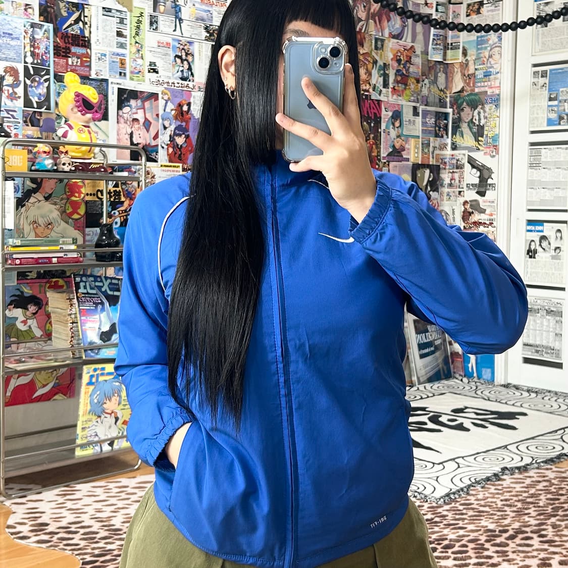 나이키 드라이핏 스우시 블루 바람막이  상품이미지2