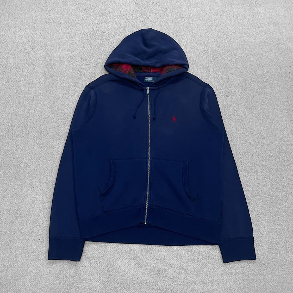 폴로 랄프로렌 포니 로고 후드집업 네이비 상품이미지1