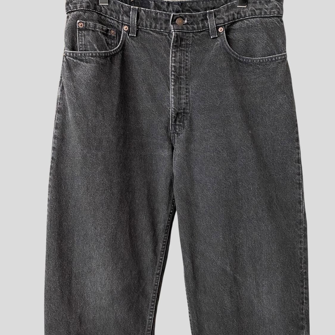 (38)90s 리바이스550 흑청 데님 청바지 상품이미지2