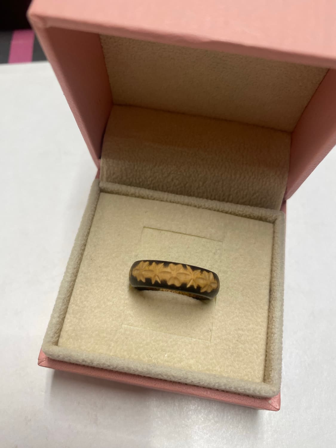 우드 빈티지 나무 반지 상품이미지2