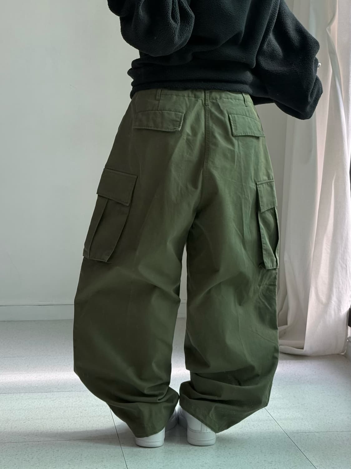 빅유니온 카키 카고팬츠 상품이미지4