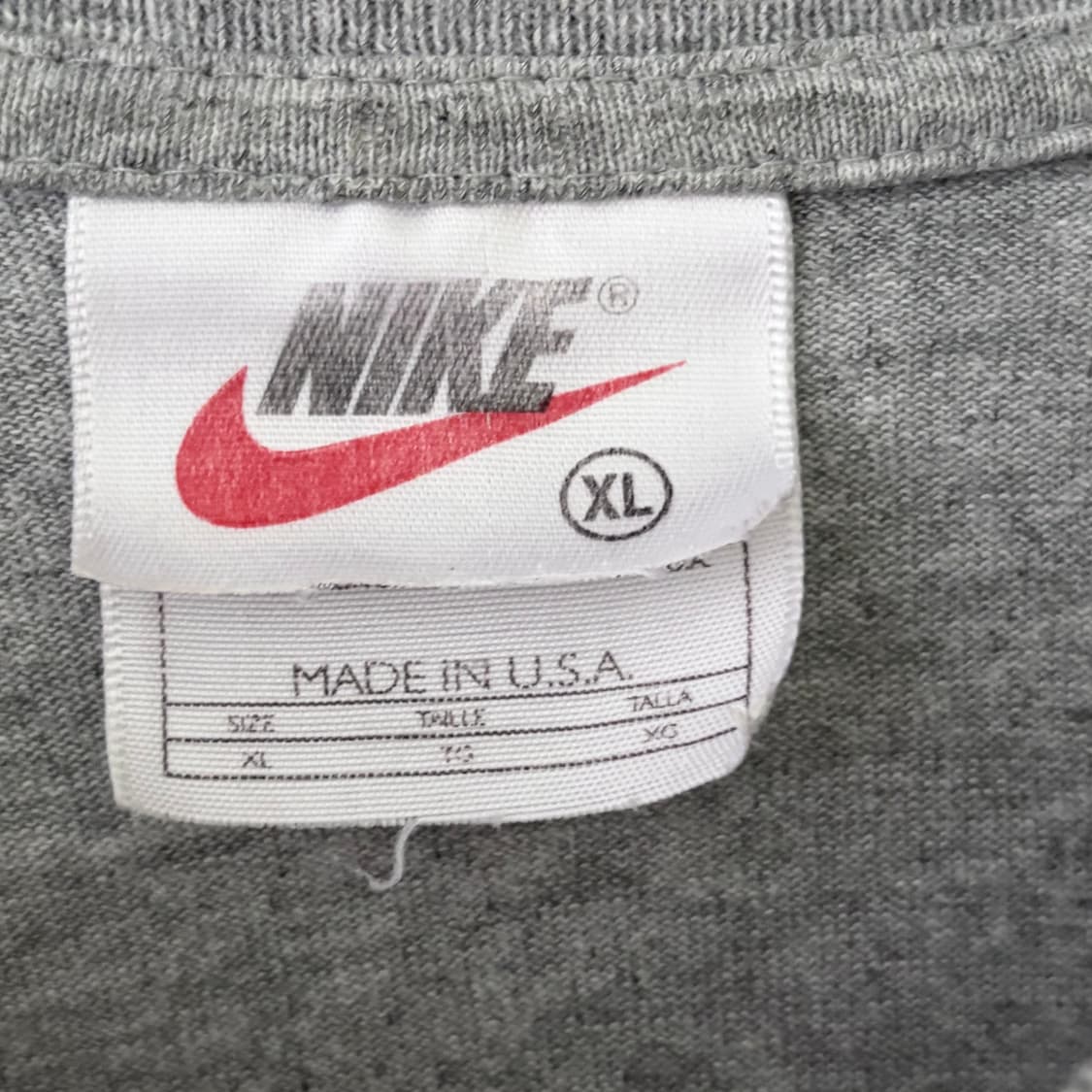 90s USA 올드 나이키 스우시 티서츠 상품이미지3