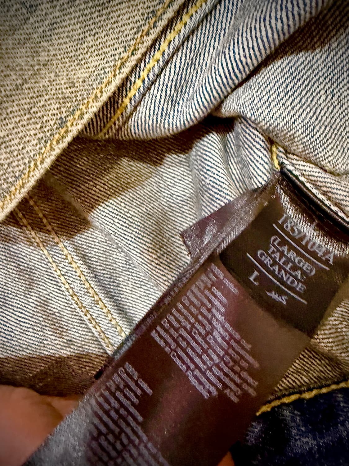 올세인츠 데님 트러커 자켓 (코듀로이 카라 / 3세대 타입) 상품이미지8