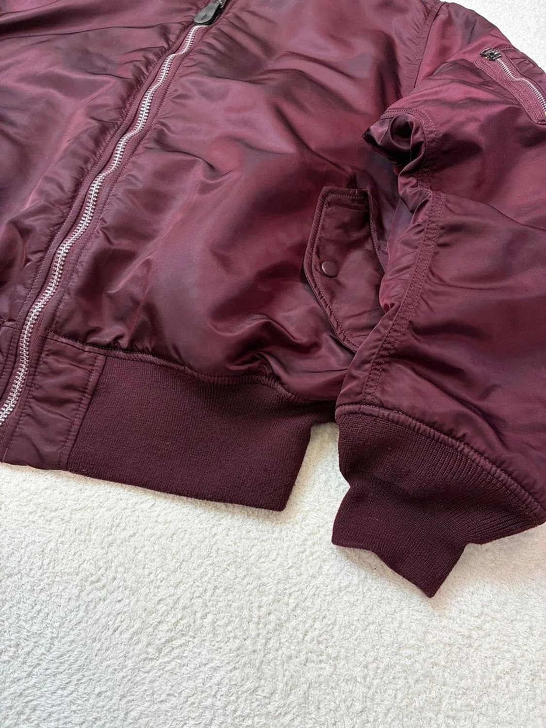 알파인더스트리 MA-1 봄버 플라이트 블루종 자켓 PN5876 상품이미지3