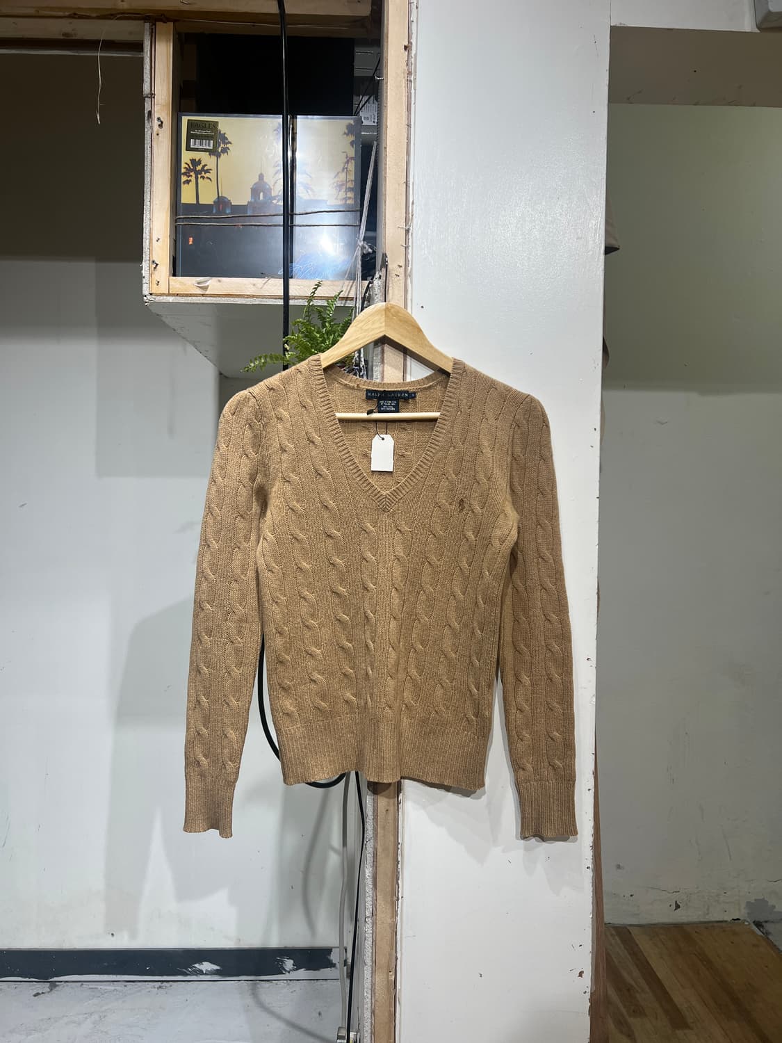 Polo Ralph Lauren 폴로 랄프로렌 캐시미어꽈배기 브이넥 니트 상품이미지2