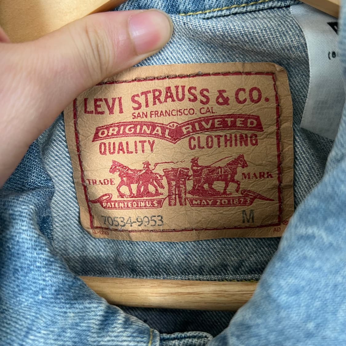 Levis 리바이스 70534 1세대 데님 자켓 상품이미지7