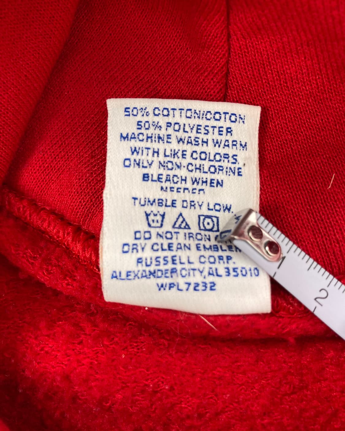 90s Russell Hoodie (red) 상품이미지4