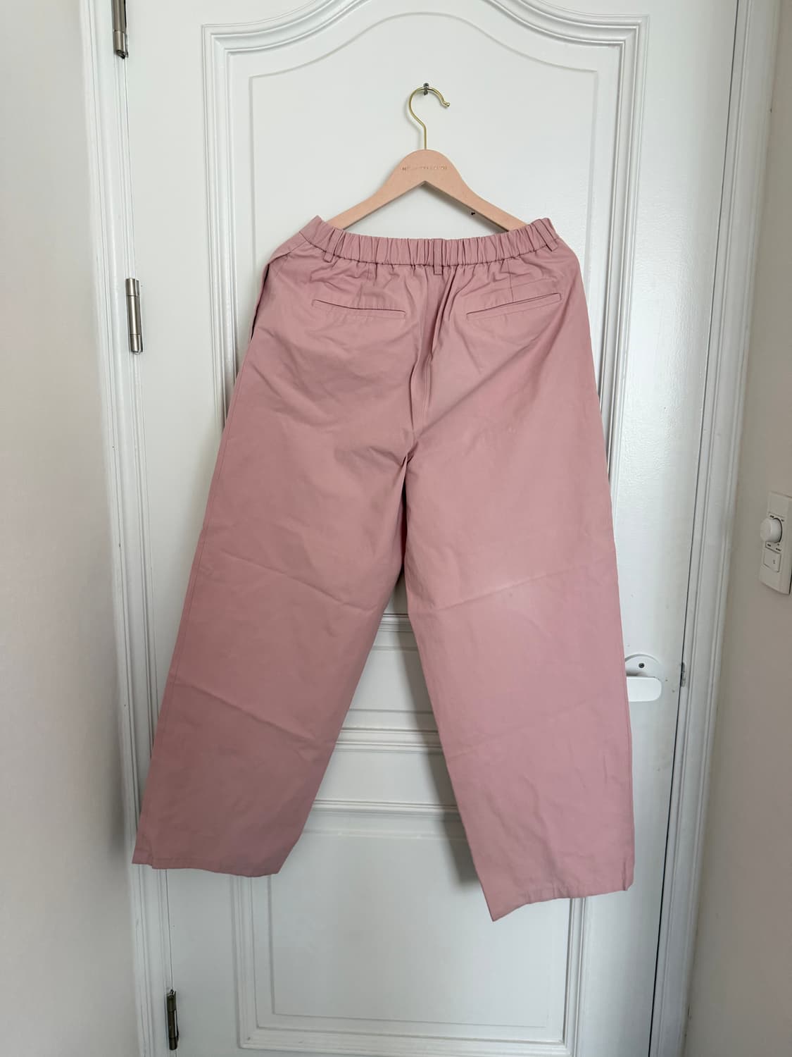 핑크 와이드 밴딩 팬츠 상품이미지3