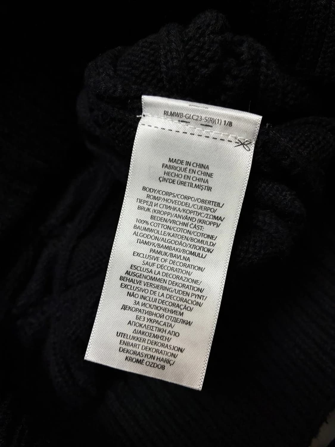 폴로 랄프로렌 큐알 신형 꽈배기 코튼 니트 PN8069 상품이미지7