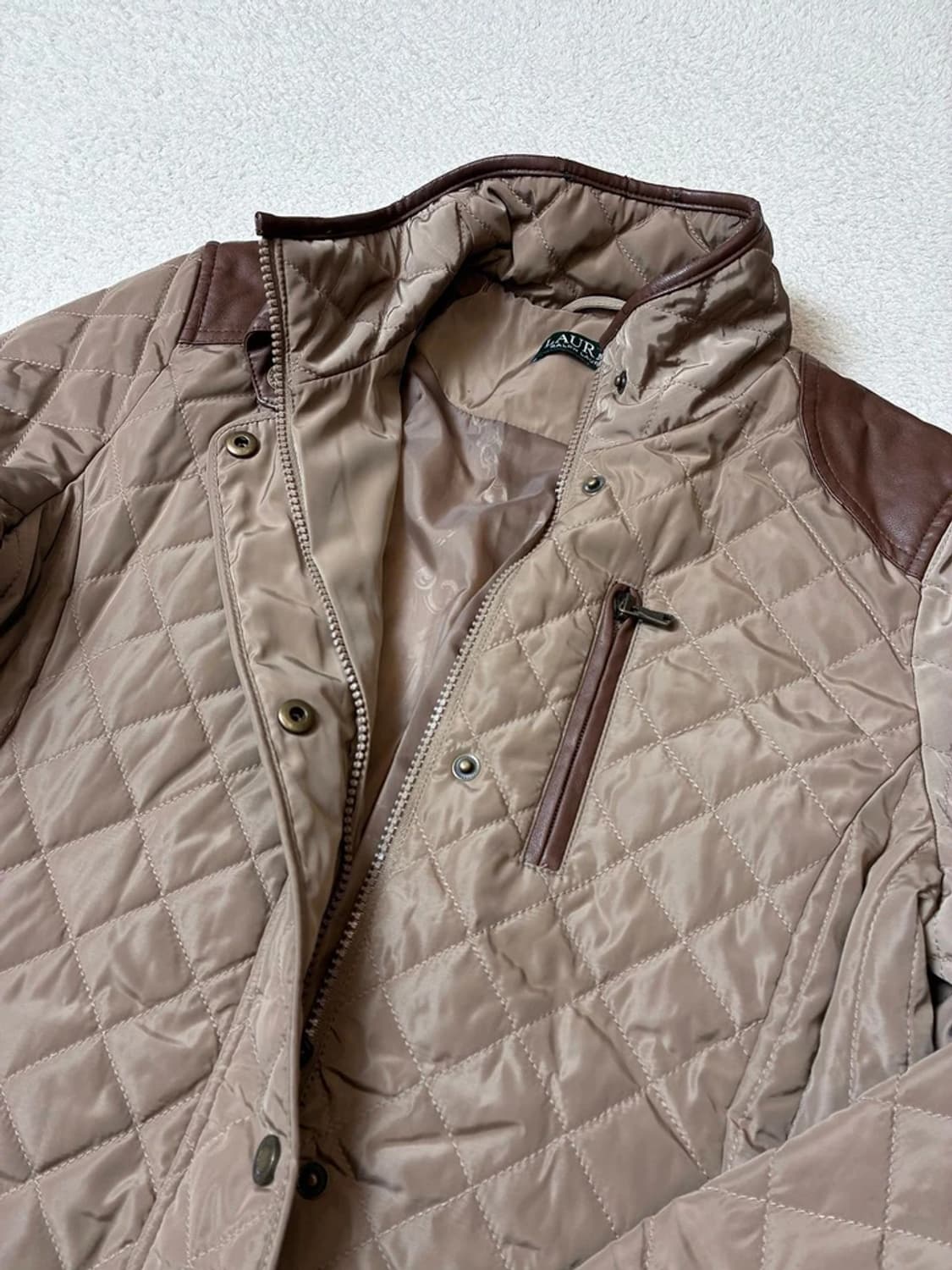 로렌 랄프로렌 00's 배색 퀼팅 자켓 PN7886 상품이미지3