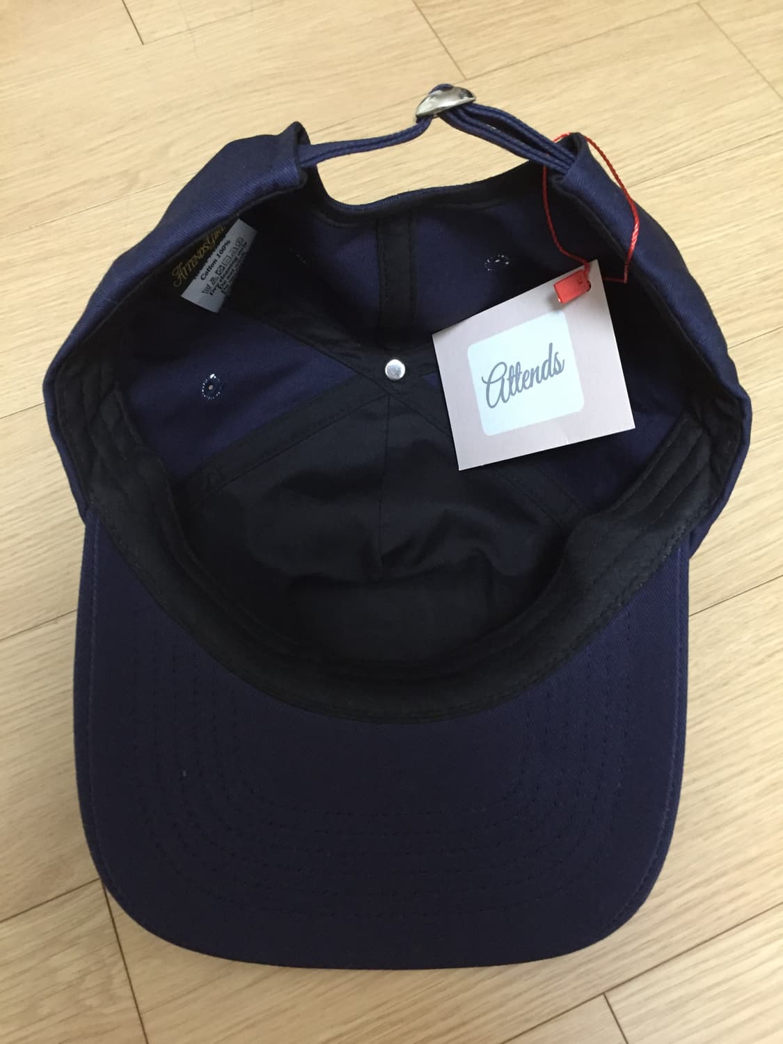 어텐즈 캡모자 Attends club cap (navy) 상품이미지2