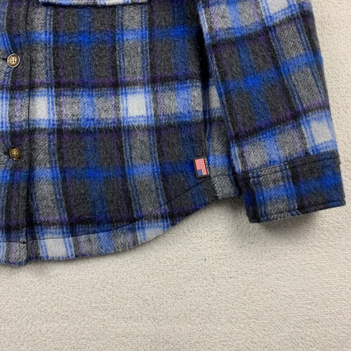 울리치 펨버턴 체크 울 블렌드 플란넬 셔츠  상품이미지5