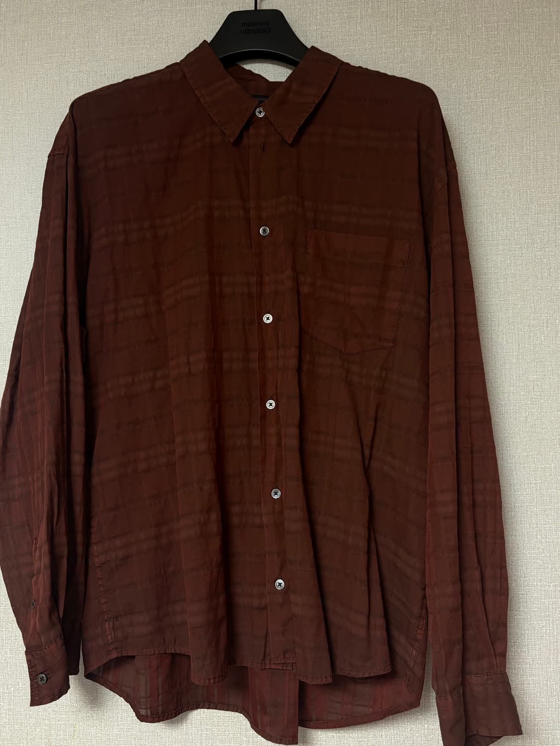 해칭룸 Classic Shirt Dark Red 4size 상품이미지2