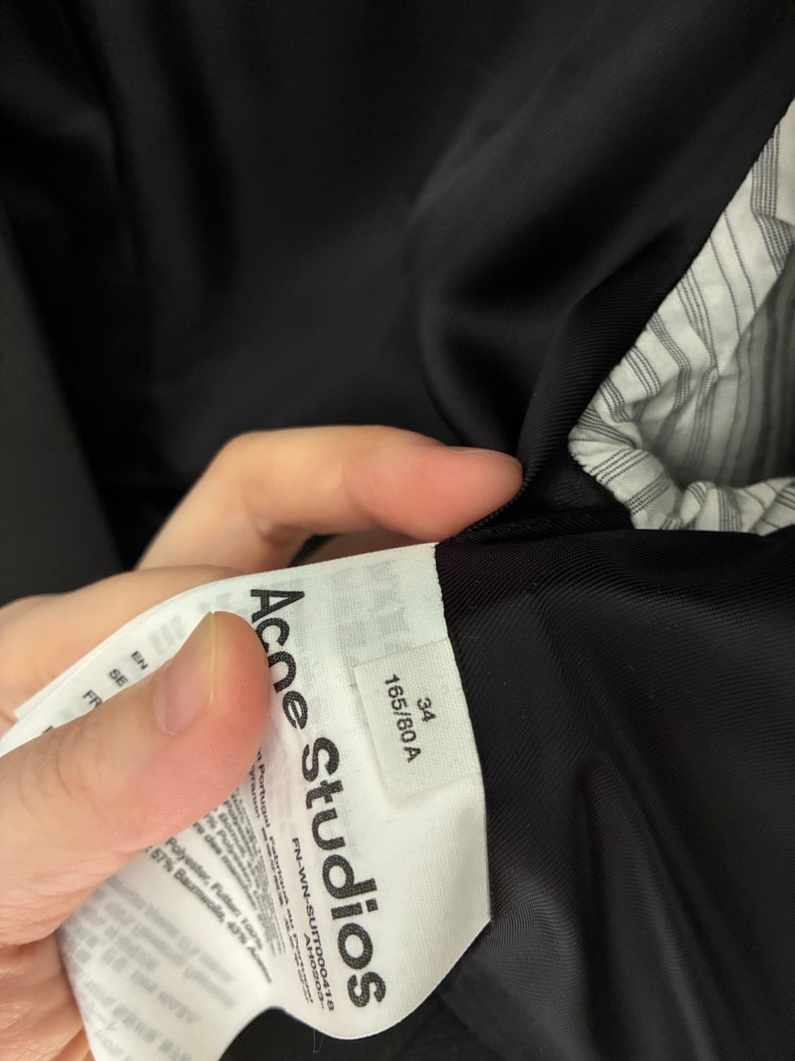 아크네스튜디오 크롭 블레이저 자켓 상품이미지4