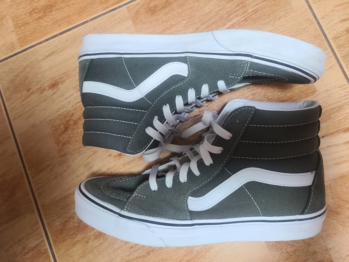 반스 스케이트하이 그린카키 265 상품이미지4