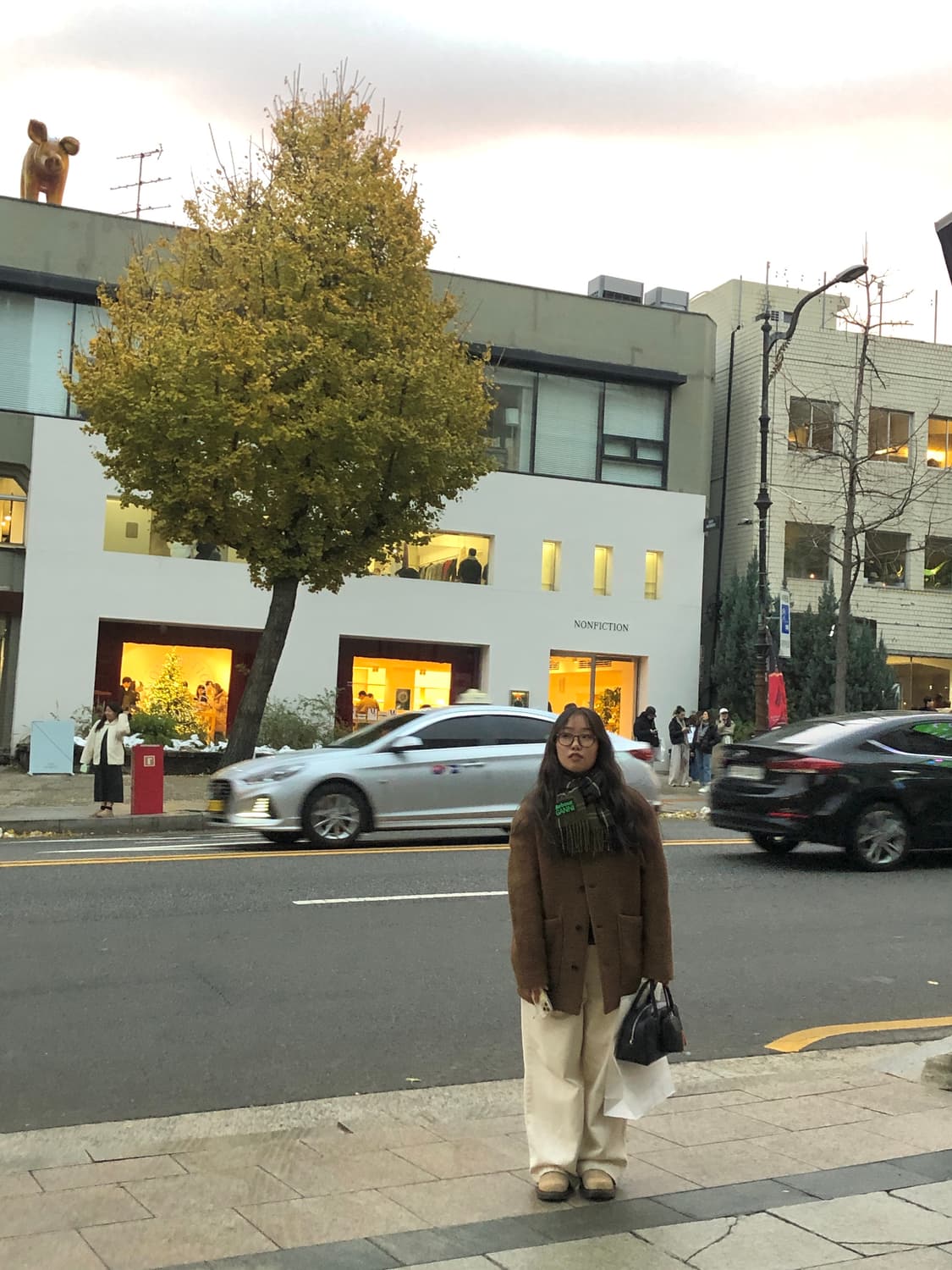 인사일런스 부클 하프 코트 상품이미지7