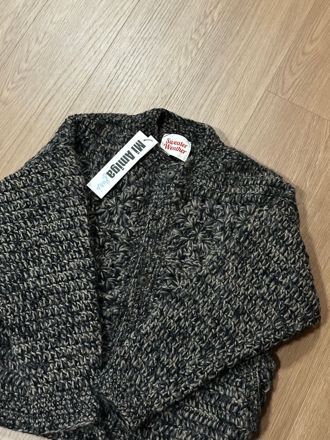 스웨터웨더 알파카 빈티지 가디건 상품이미지1