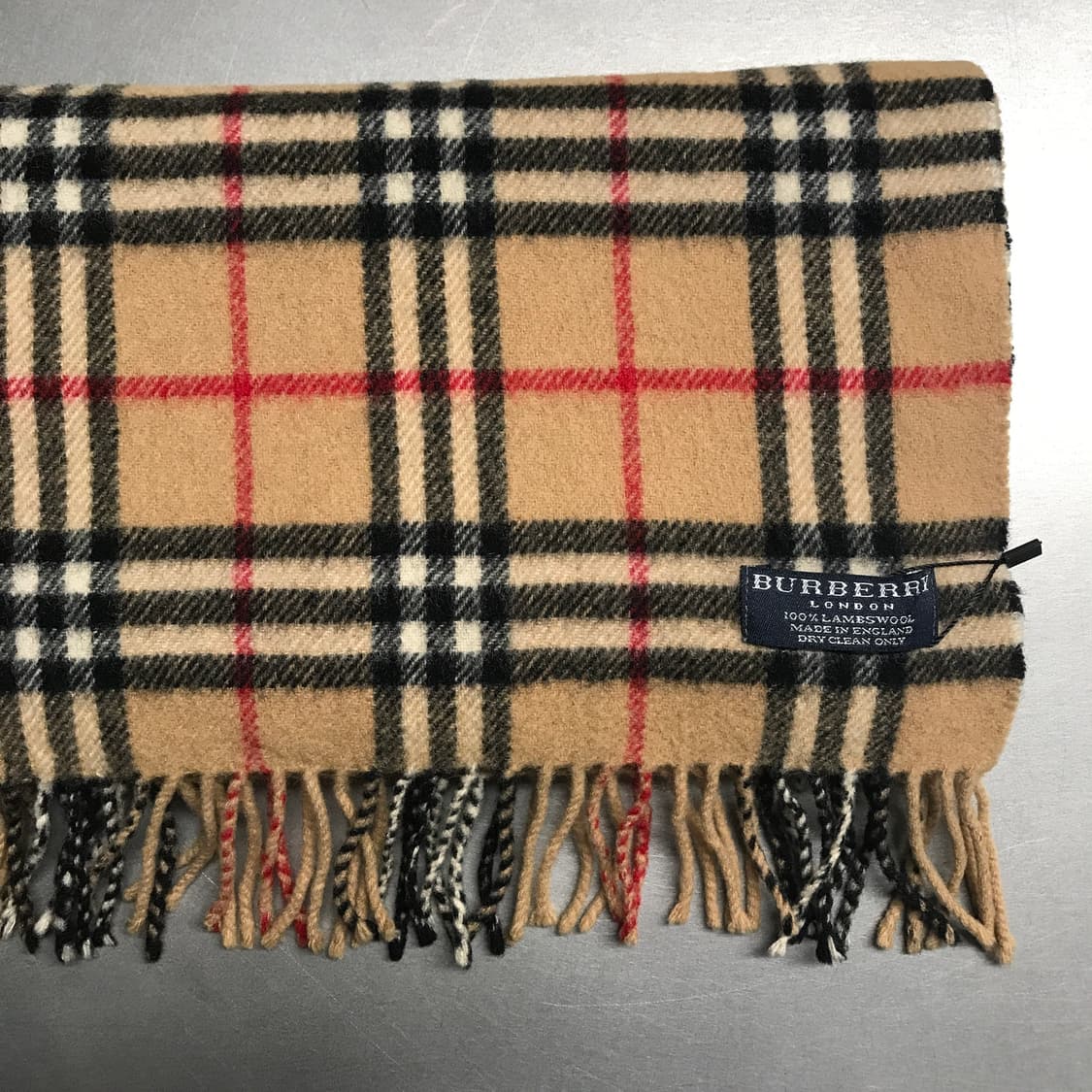 버버리 정품 램스울 머플러 베이지 상품이미지3