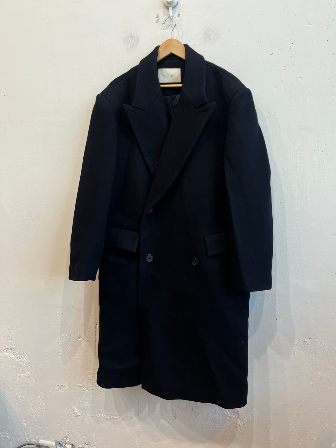 yiyae 이예 울 더블 코트 다크네이비 M 상품이미지1