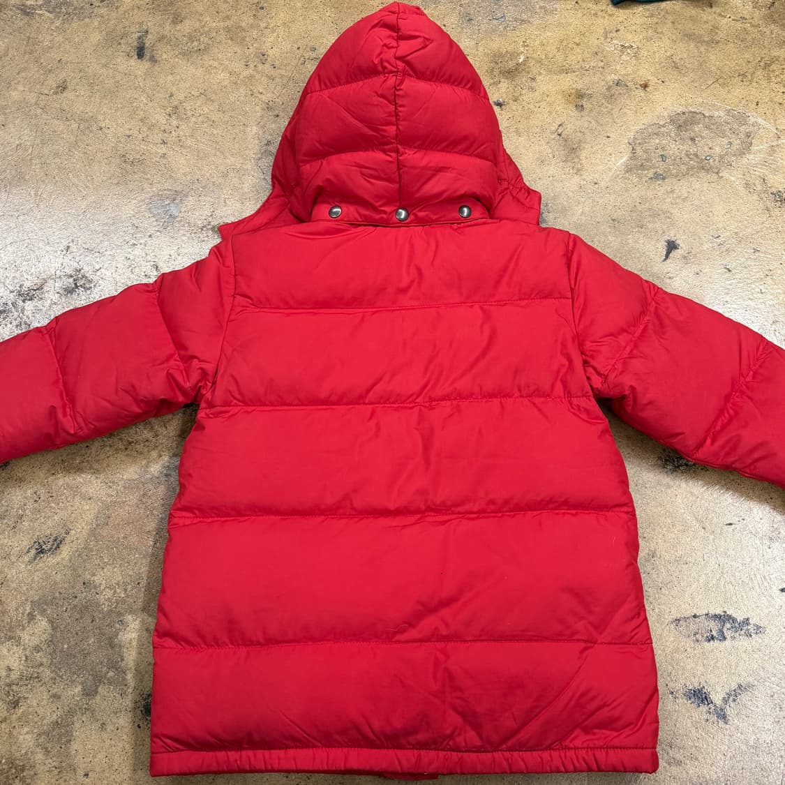 [정품/M] 폴로 랄프로렌 레드 후드 패딩 점퍼 b14 상품이미지4