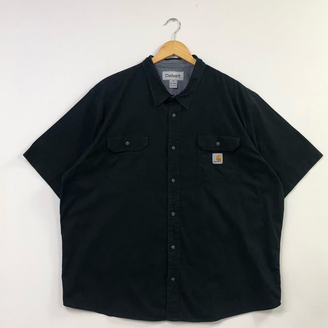 Xxl 칼하트 블랙 워크 셔츠 상품이미지2
