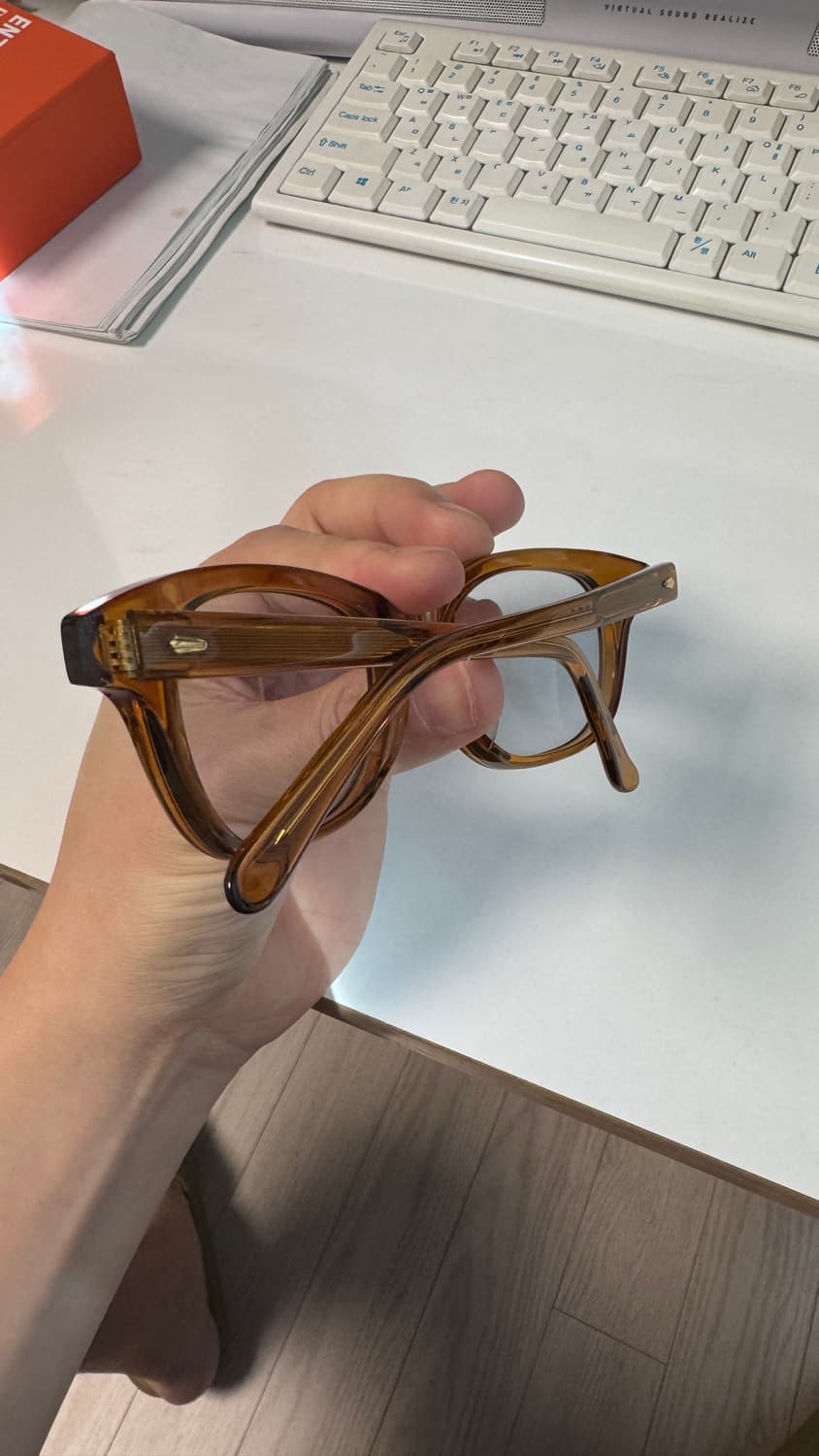 백산안경 행크 라이트브라운 상품이미지7