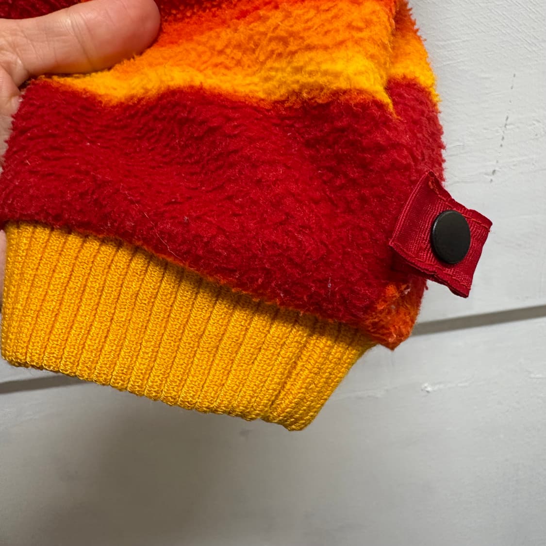 PHENIX 피닉스 오렌지 스트라이프 플리스 자켓 상품이미지7