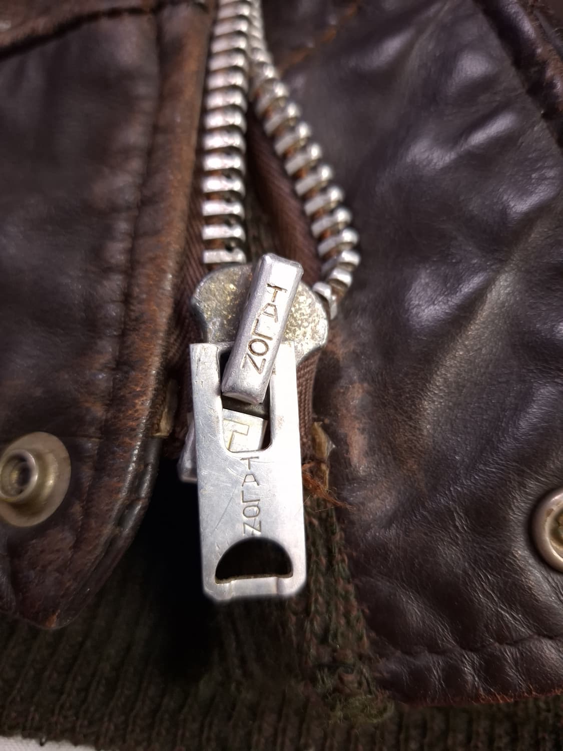 70's 미국제조 리얼레더 미해군 G-1 TYPE 항공자켓 상품이미지4