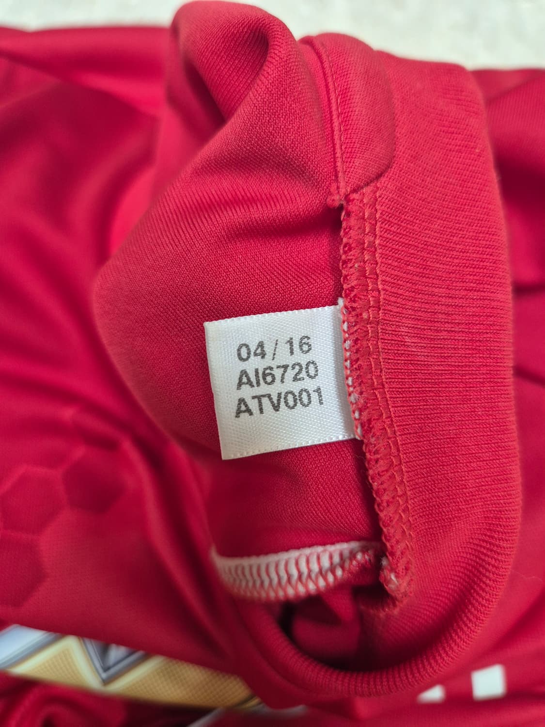 16-17 맨유 홈 유니폼 (No.6 포그바) - 105 사이즈 상품이미지6