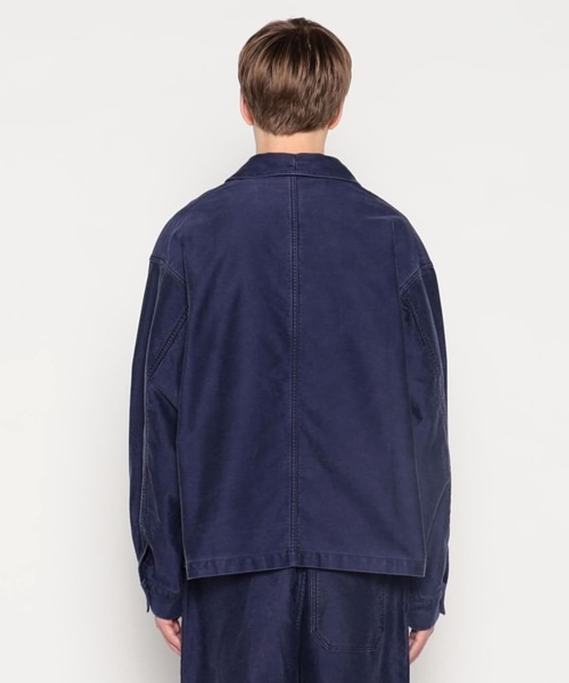 DANTON 단톤 몰스킨 프렌치 커버올 자켓 네이비 42사이즈 상품이미지8