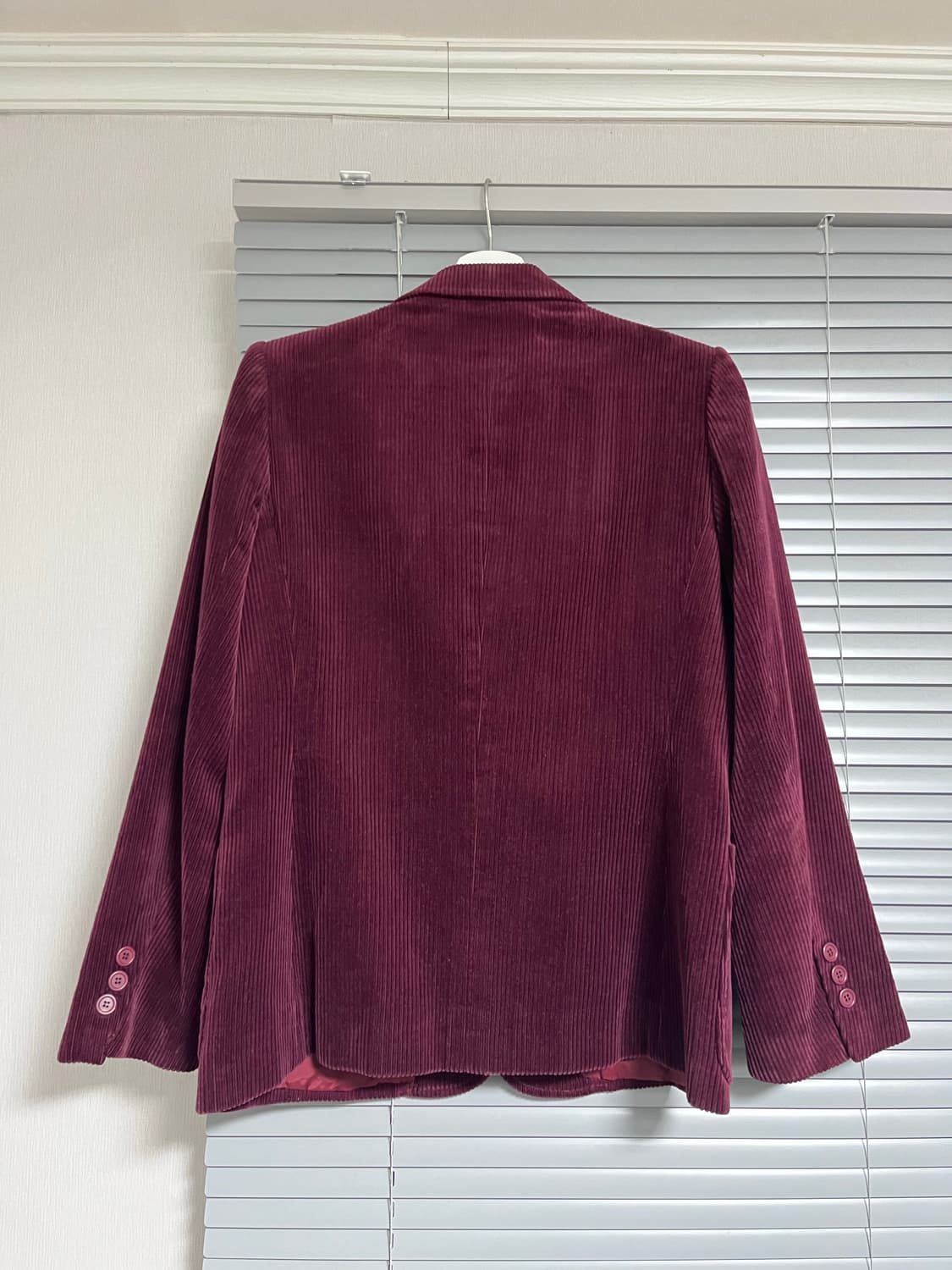 Yves Saint Laurent 버건디 코듀로이 자켓 상품이미지2