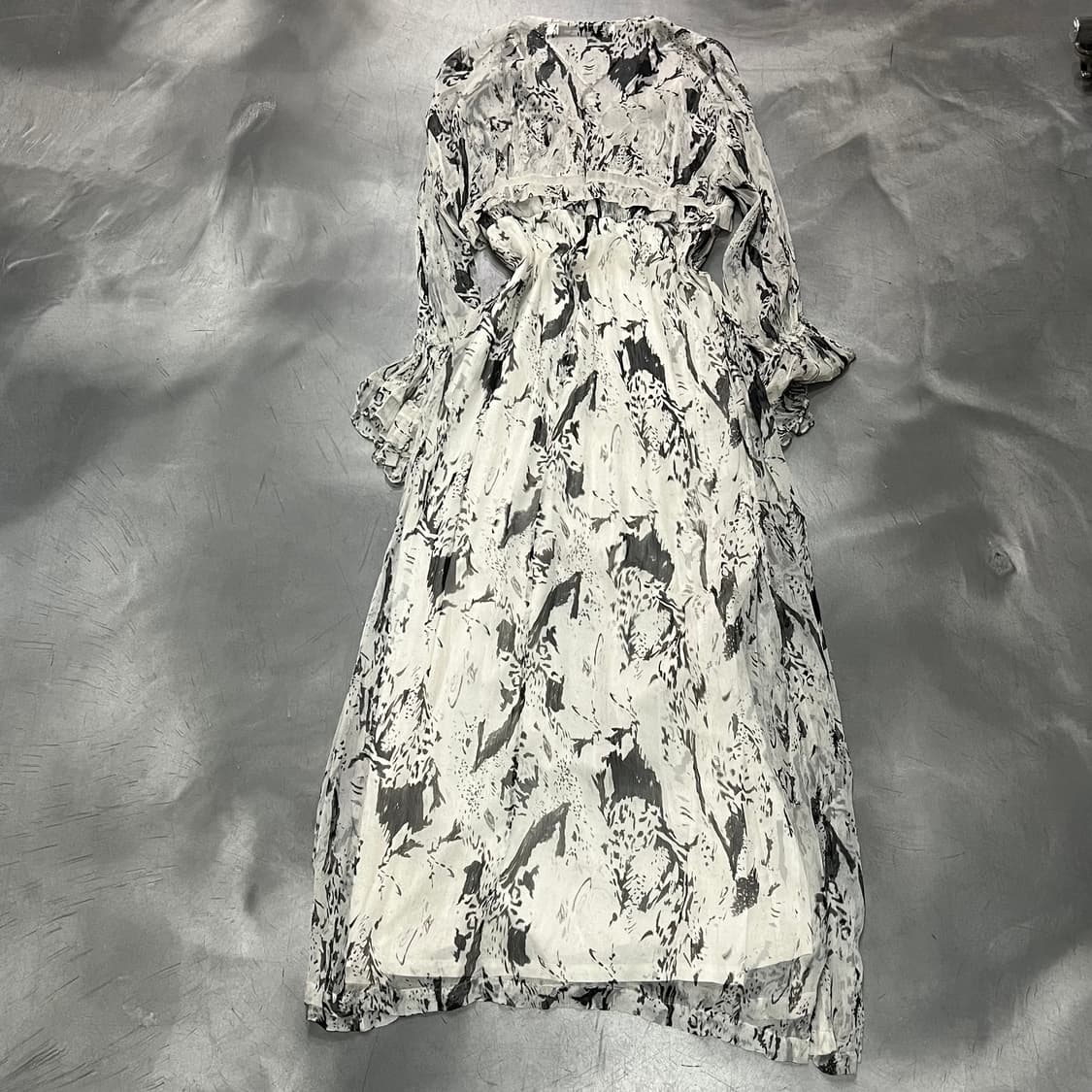  이로 패턴 쉬픈 원피스 y15872 상품이미지2