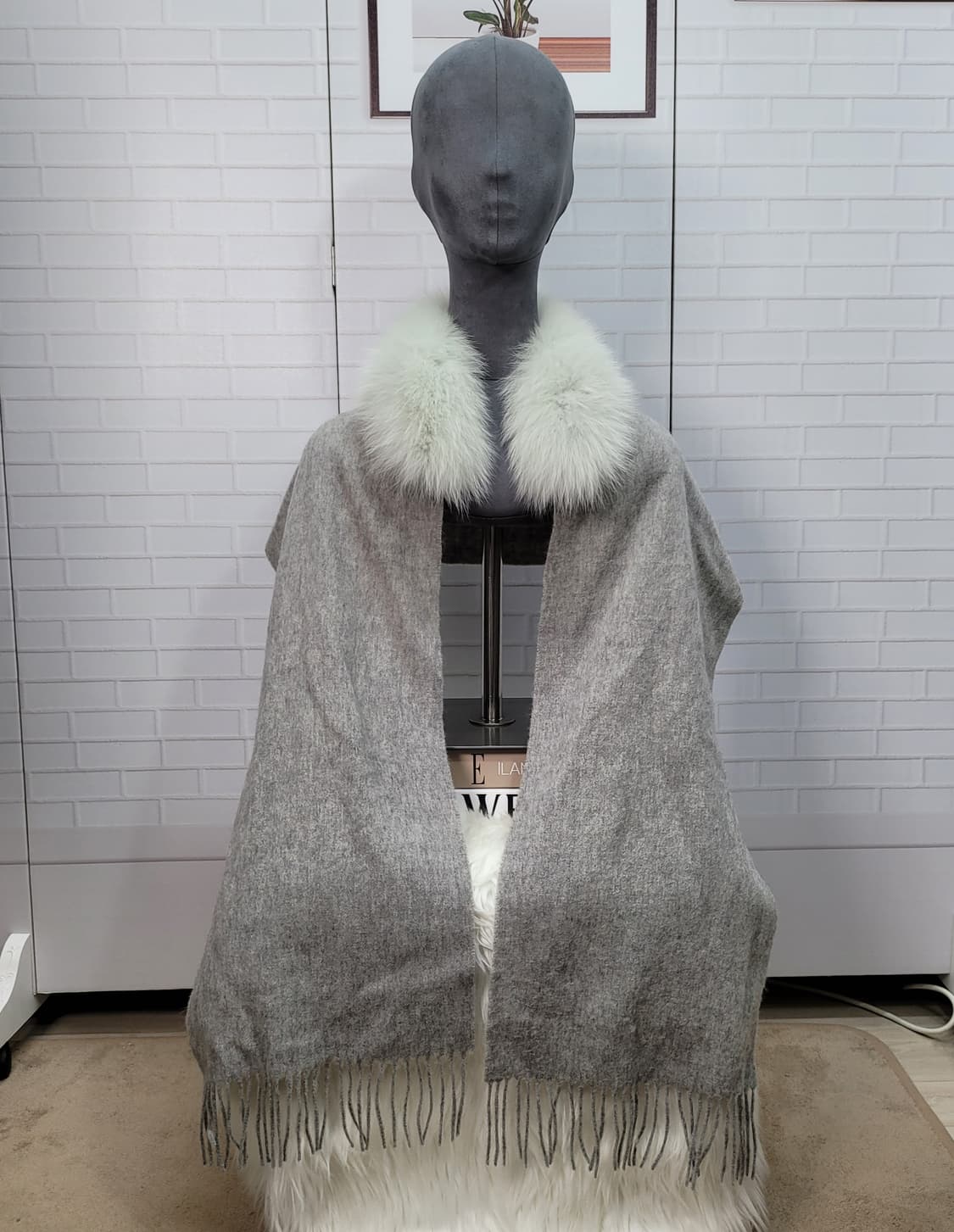 한섬 오즈세컨 폭스퍼 넥원머 머프러 목도리 스카프 프리 사이즈 상품이미지3