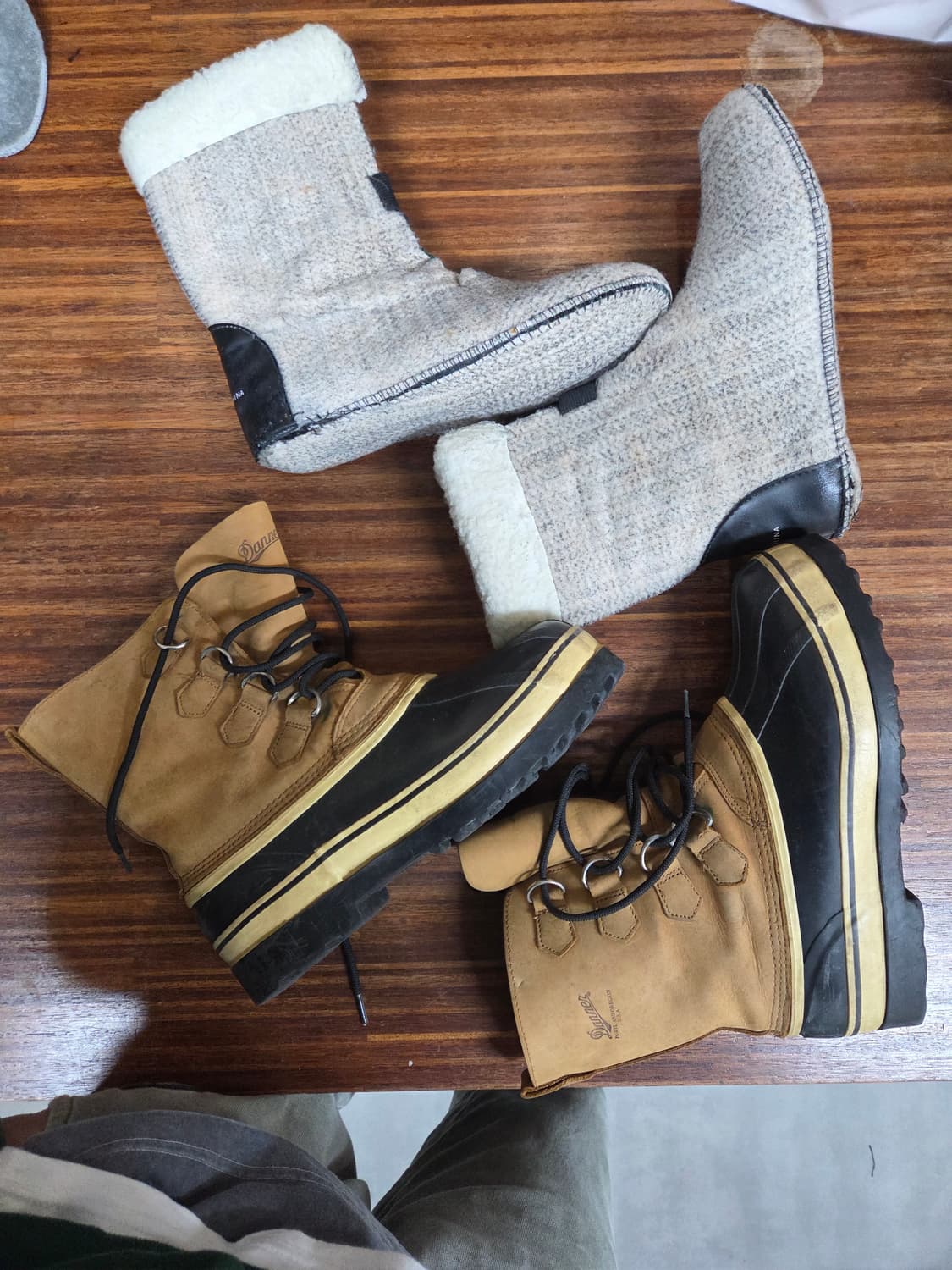 Danner 양털 가죽 방한 덕부츠 265 270  상품이미지1