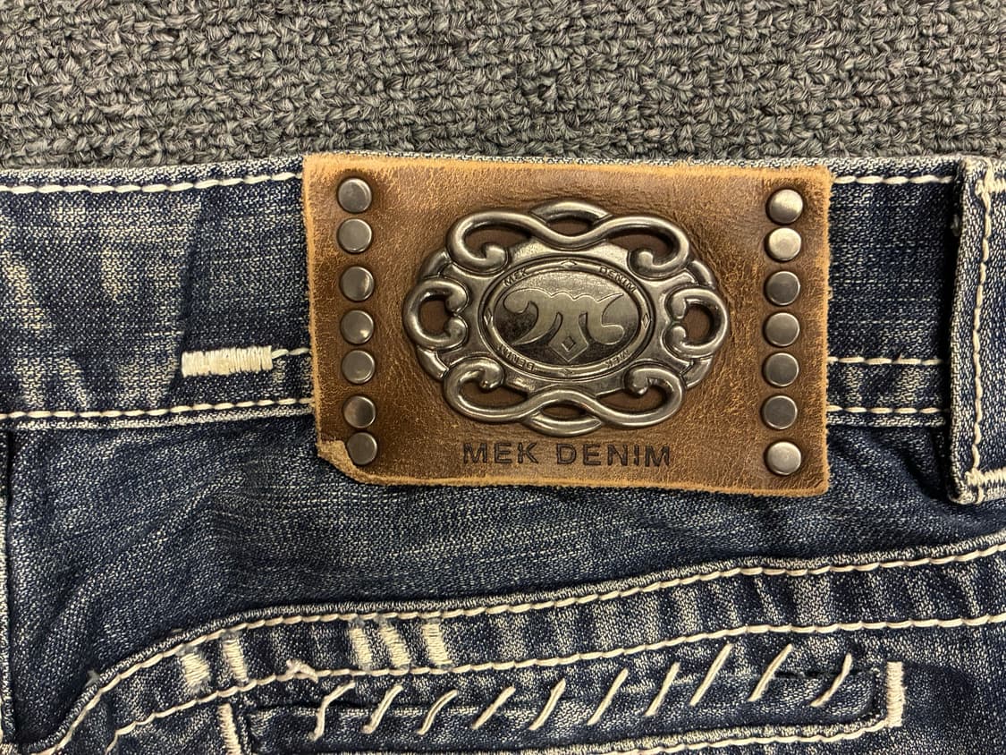 32)Mex Denim 빈티지 스티치 디테일 워싱 데님팬츠 상품이미지3