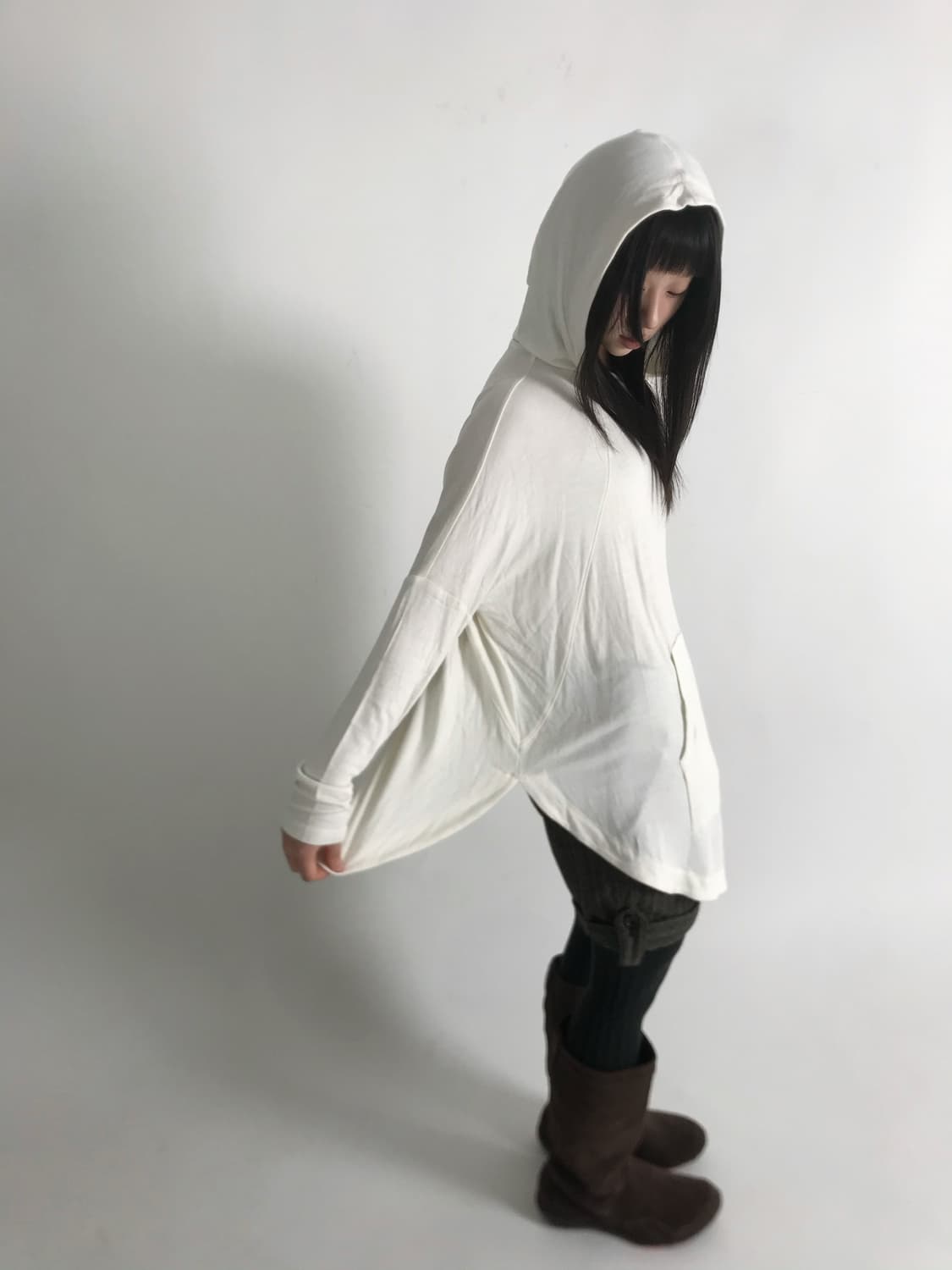 Loose fit stitch point hooded sleeve 상품이미지10