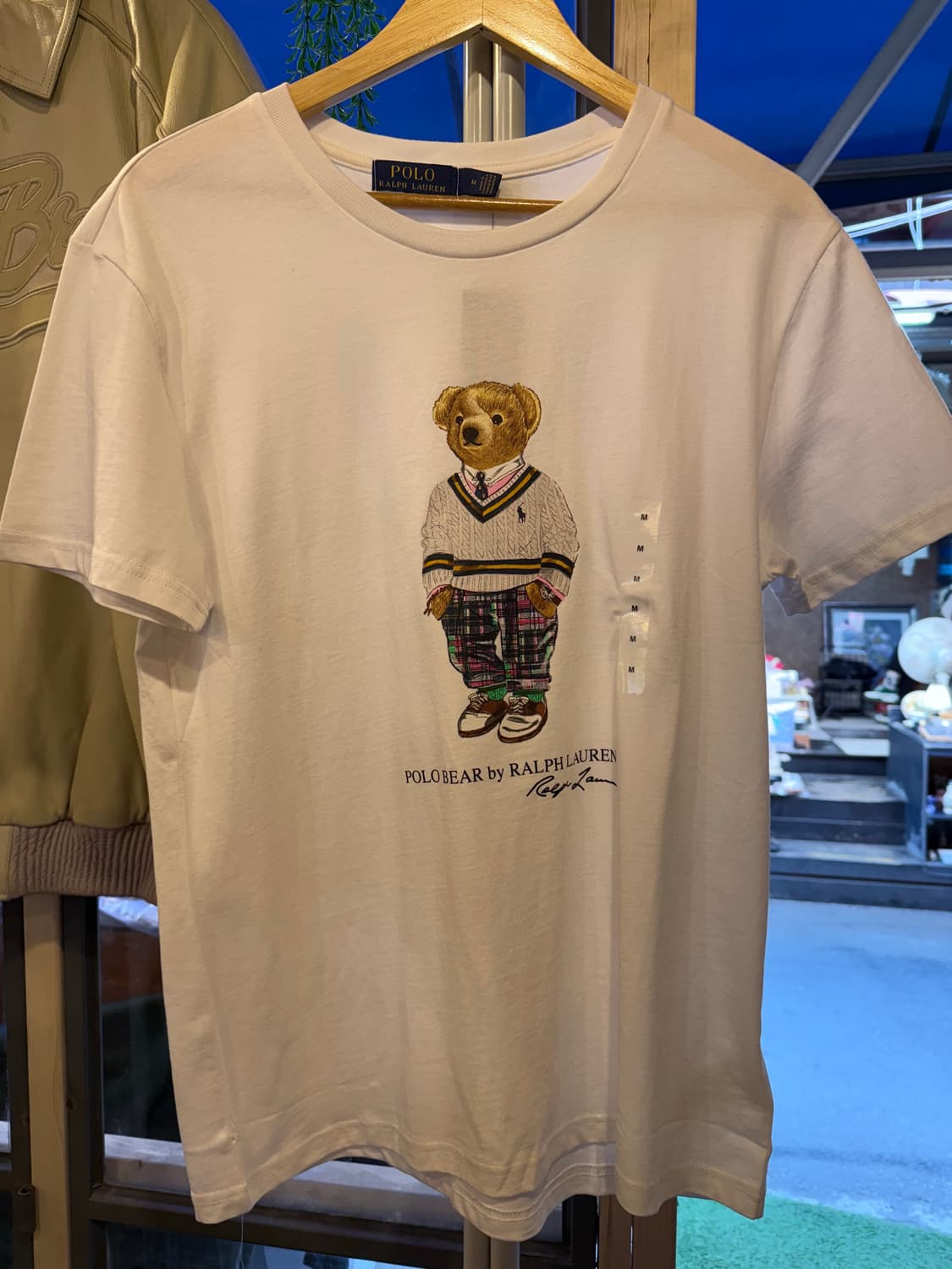 폴로 랄프로렌 화이트 베어 반팔티 상품이미지1