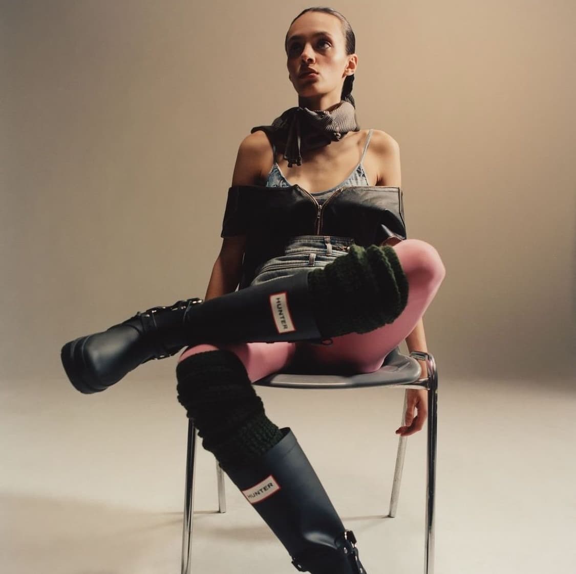 [250] 헌터 X 앤더슨벨 오리지날 2.0 톨 부츠 블랙 상품이미지3