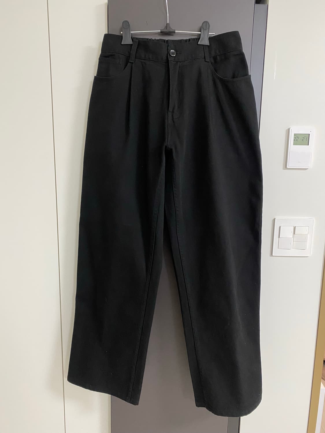 로토코 와이드 데님 팬츠 블랙 free 상품이미지1