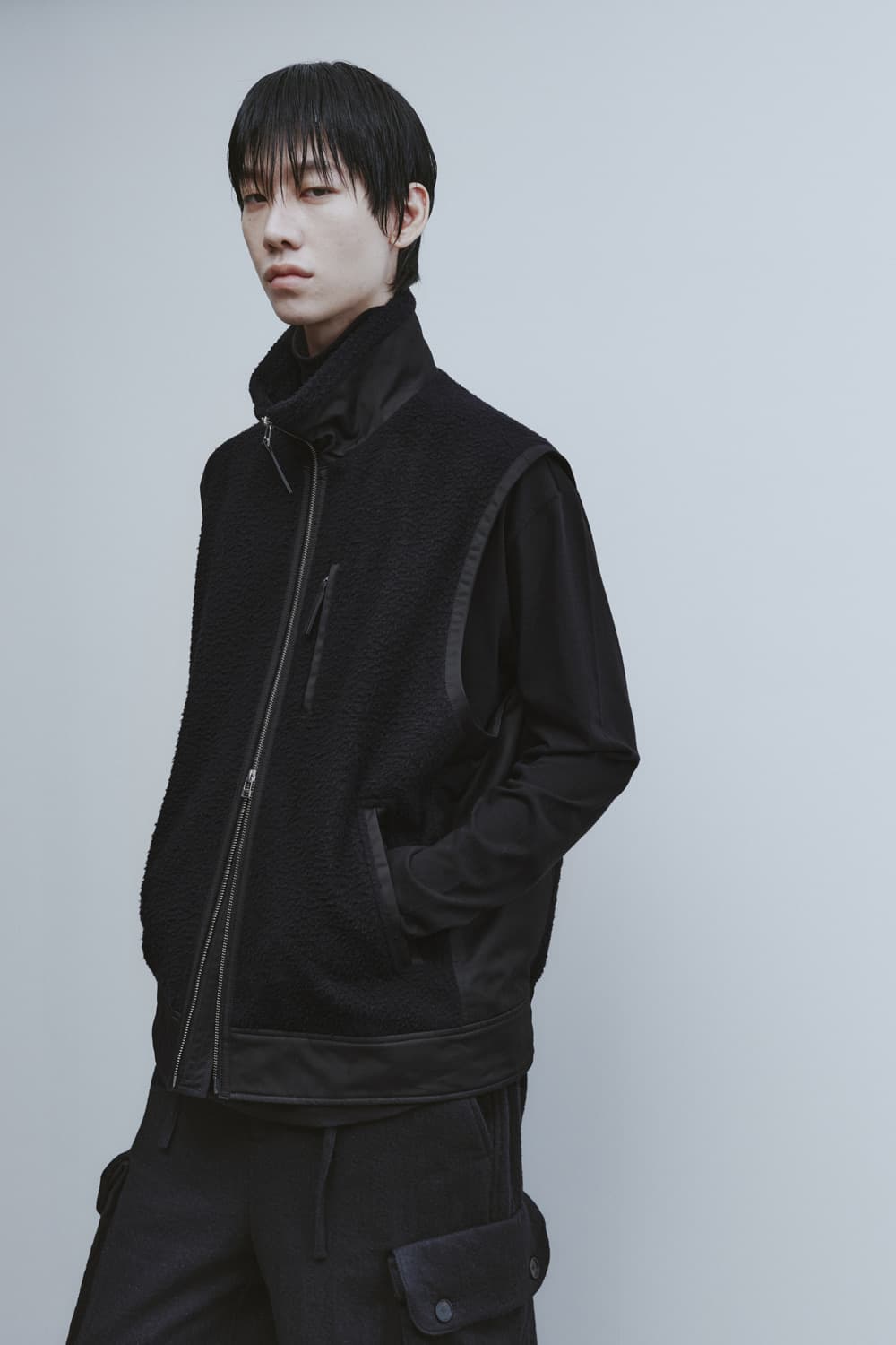 [L] 유스 오버사이즈드 쉐르파 셰르파 베스트 youth 상품이미지3