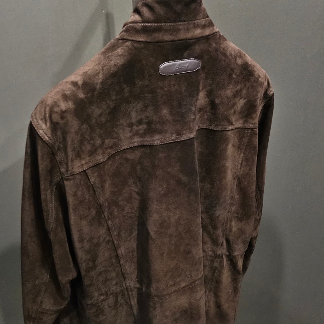 브리오니 스웨이드 크로스타 필드 레더트리밍 필드자켓 상품이미지5