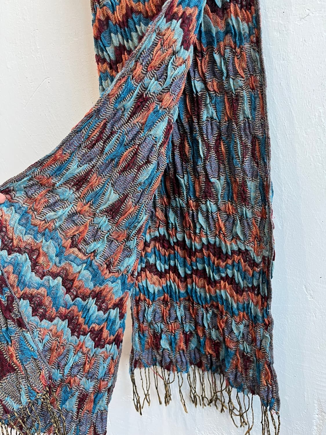 빈티지 플리츠 스카프 상품이미지3