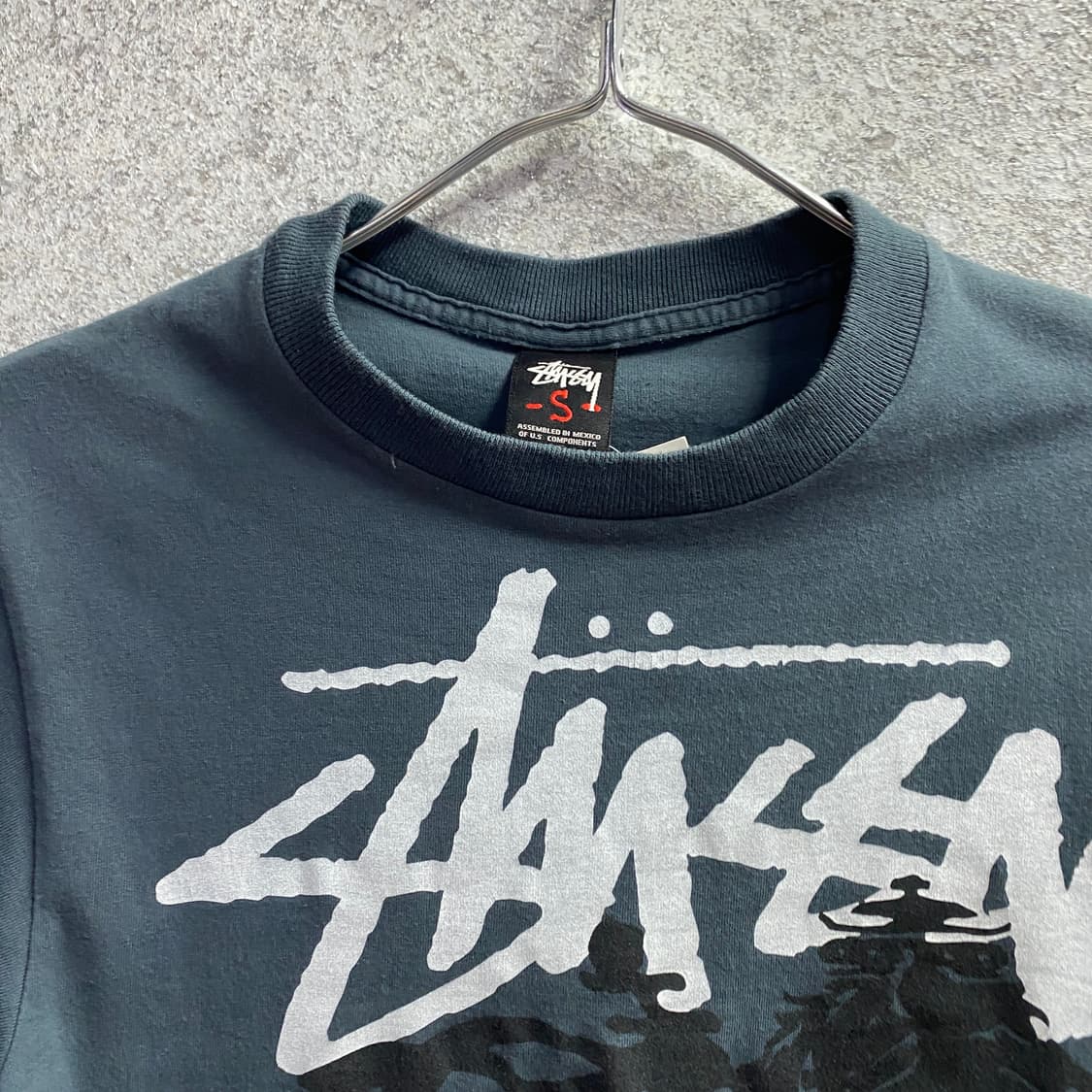 스투시 00s 라이언 블랙 반팔 티셔츠 B3603 상품이미지3