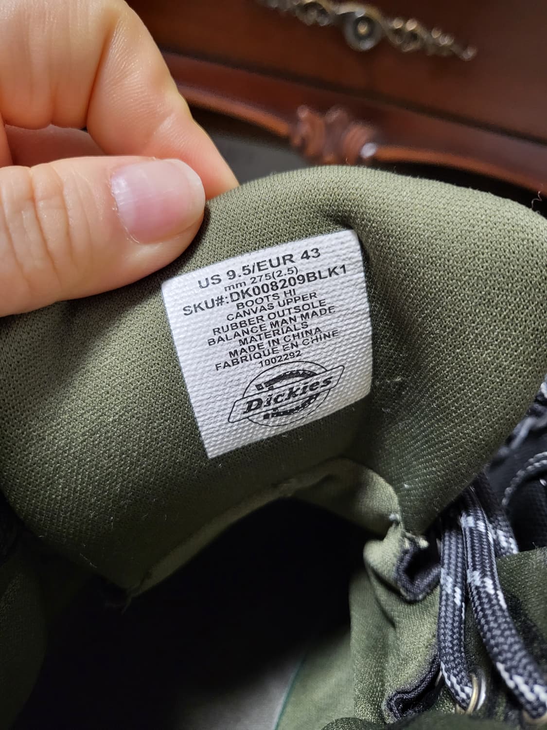 디키즈 하이탑 케주얼부츠 상품이미지5