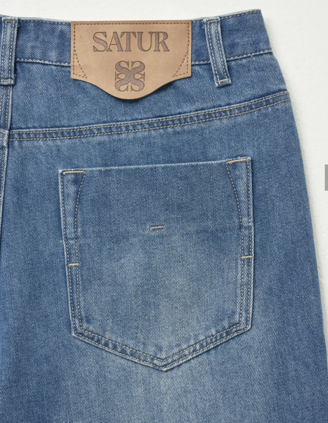 세터 SATUR 린넨 릴렉스드 데님 팬츠 (새상품급) 상품이미지7